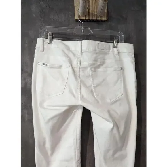 Women's Celebrity Pink White Skinny Jeans Size 9 - Picture 5 of 6